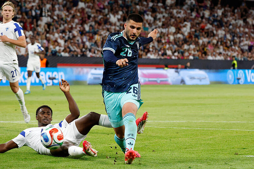 In Topform: DFB-Angreifer Deniz Undav (r.).