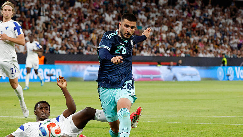 In Topform: DFB-Angreifer Deniz Undav (r.).