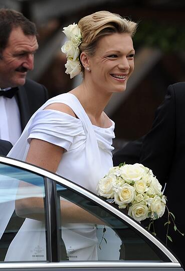 Die schönsten Bilder von der Hochzeit des Ski-Stars.