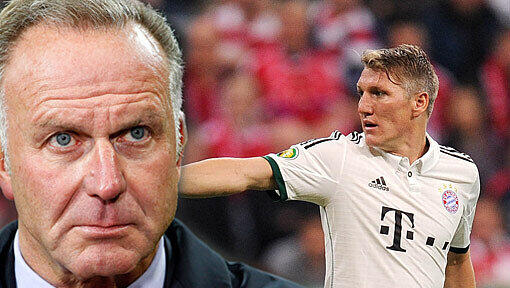 Bayerns Vorstandschef Karl-Heinz Rummenigge fordert weiterhin größten Respekt für die Leistungen von Bastian Schweinsteiger. Bayerns Vorstandschef Karl-Heinz Rummenigge fordert weiterhin größten Respekt für die Leistungen von Bastian Schweinsteiger.