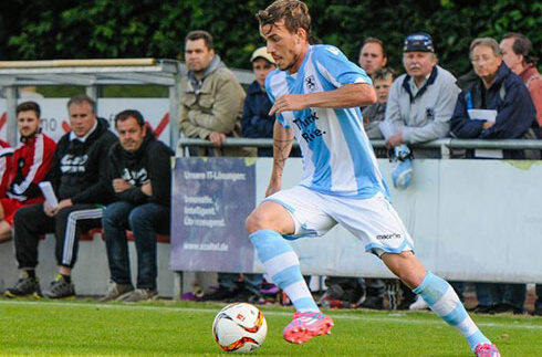 Erzielte beim 5:1-Kantersieg beim SV Schalding-Heining einen Doppelpack: Nico Karger vom TSV 1860 II.