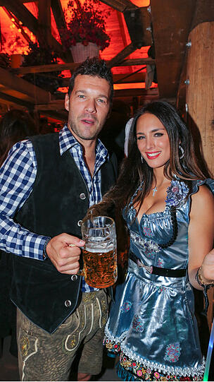 Michael Ballack mit Freundin Natacha Tannous.