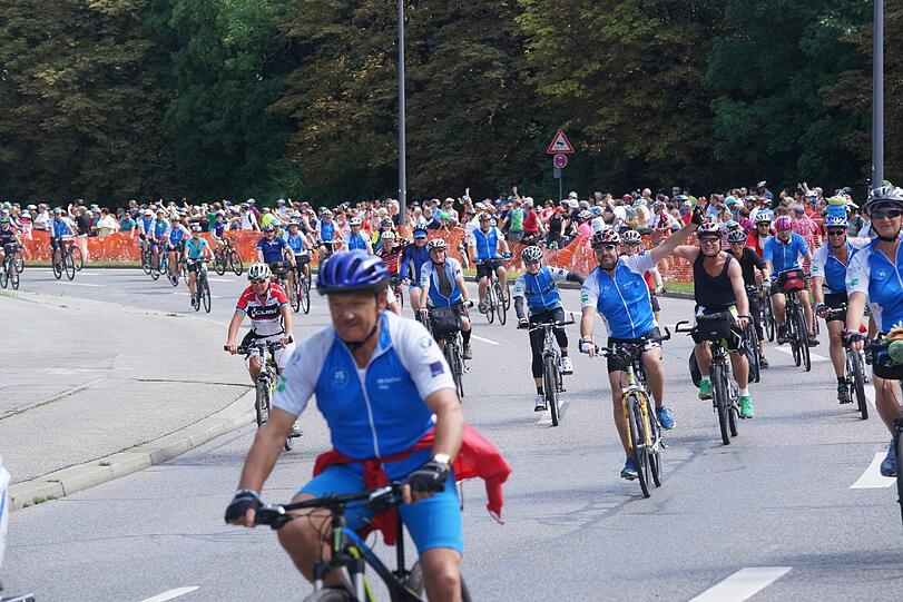 Weitere Bilder der BR-Radltour durch München.