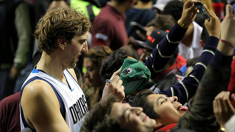 Beliebt bei den Fans: Dirk Nowitzki.