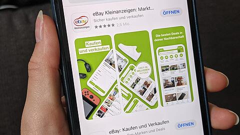 Die App von Ebay Kleinanzeigen. Wer hier seine alten Sachen verkauft, wird nun vom Finanzamt ins Visier genommen.