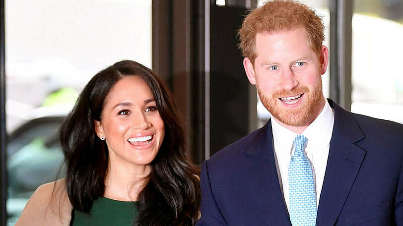 Prinz Harry und Herzogin Meghan bei einem Auftritt in London