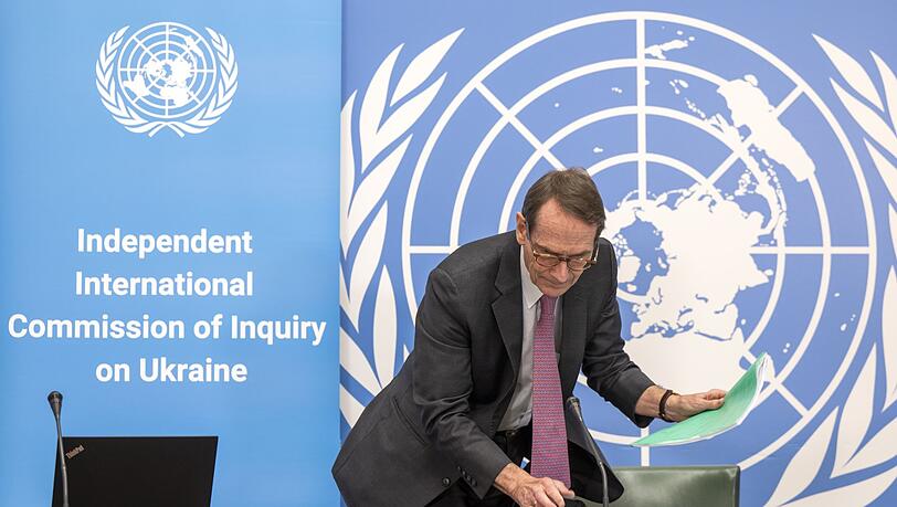 Erik Møse sitzt der Internationalen Untersuchungskommission zur Ukraine vor.