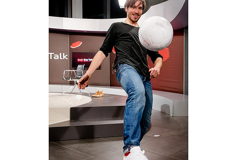 Felix Neureuther beim Audi Star Talk.