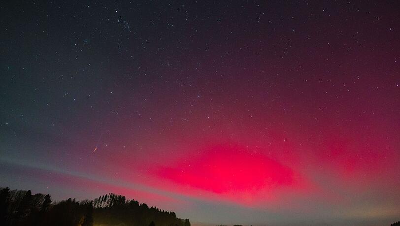 Polarlichter waren heuer schon mehrmals in Bayern zu sehen.