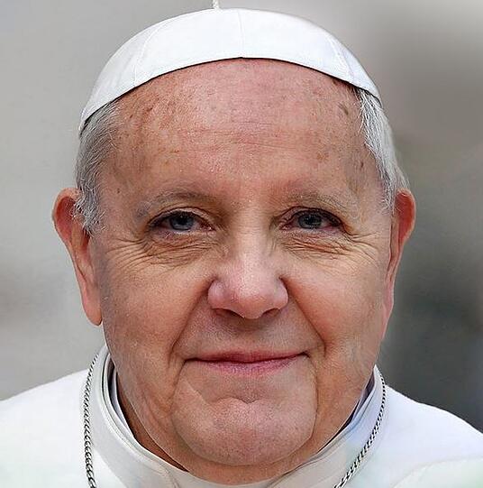 Papst Franziskus und Angela Merkel