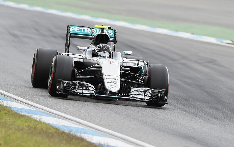 Nico Rosberg raste auf die Pole.