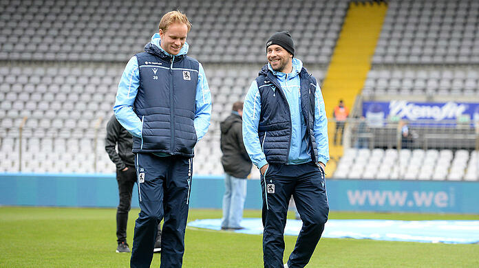Hendrik Bonmann (links) und Felix Weber wurden vom TSV 1860 bereits offiziell verabschiedet.