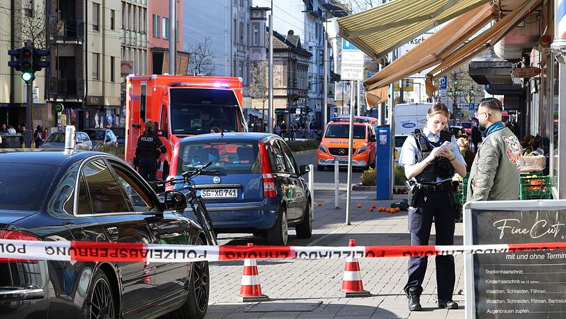 Der Einsatzort ist abgesperrt.