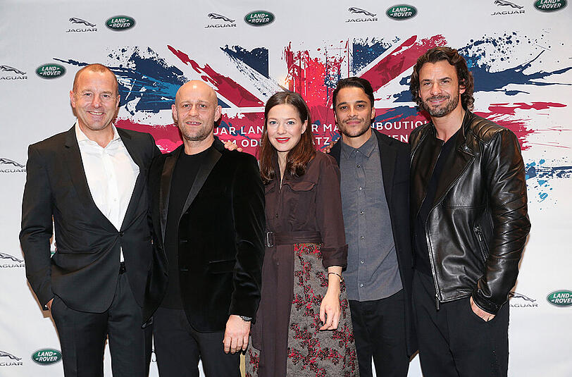 Heino Ferch, Jürgen Vogel, Hannah Herzsprung, Kostja Ullmann und Stephan Luca (v.l.)