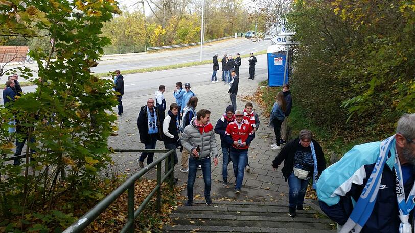 Impressionen vor dem Derby.