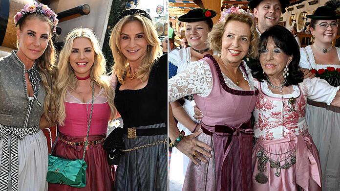 Auf der Damenwiesn von Regine Sixt tummelten sich zahlreiche Promi-Frauen.