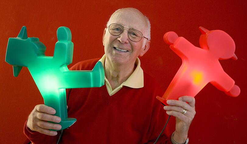 Der Erfinder des Ampelm&auml;nnchens, Karl Peglau, starb 2009. (Archivbild)