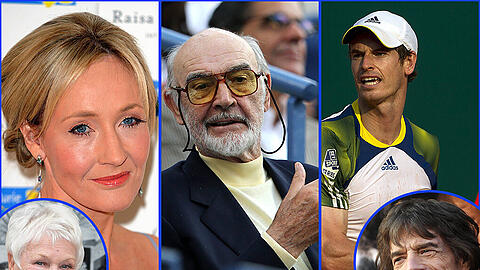 Was denken Promis wie Sean Connery, Mick Jagger oder Judi Dench über die mögliche Unabhängigkeit Schottlands? Klicken Sie sich durch unsere Galerie und erfahren Sie es.