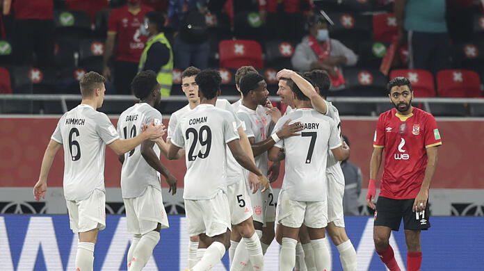 Der FC Bayern steht nach einem Sieg gegen Al Ahly  im Finale der Klub-WM.
