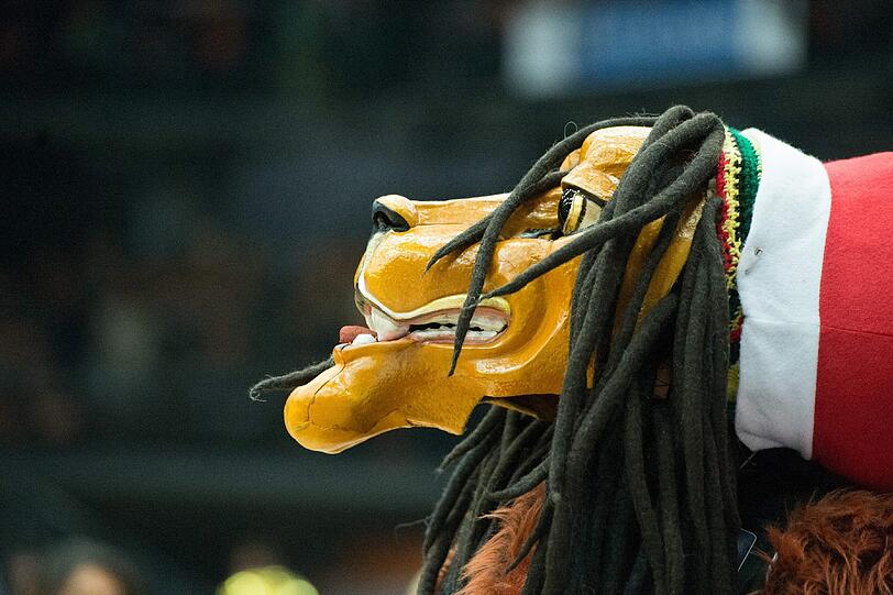 Rasta-Vechta-Maskottchen Bob - das Pendant zu Bayerns Berni.
