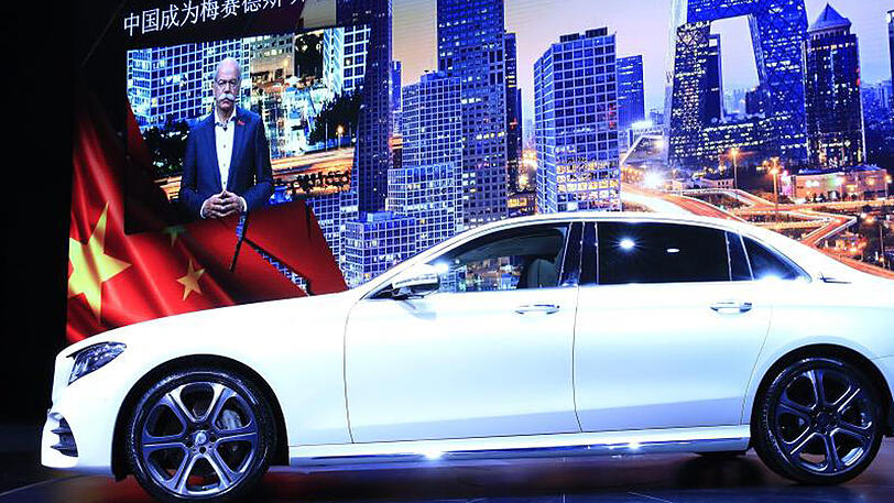 Eine verlängerte E-Klasse von Mercedes-Benz für den chinesischen Markt.