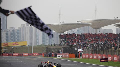 Verstappen dominierte das Rennen in Shanghai.