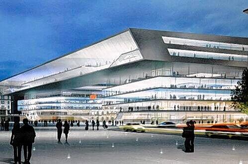 So soll er einmal ausschauen: der neue Hauptbahnhof von Auer + Weber.