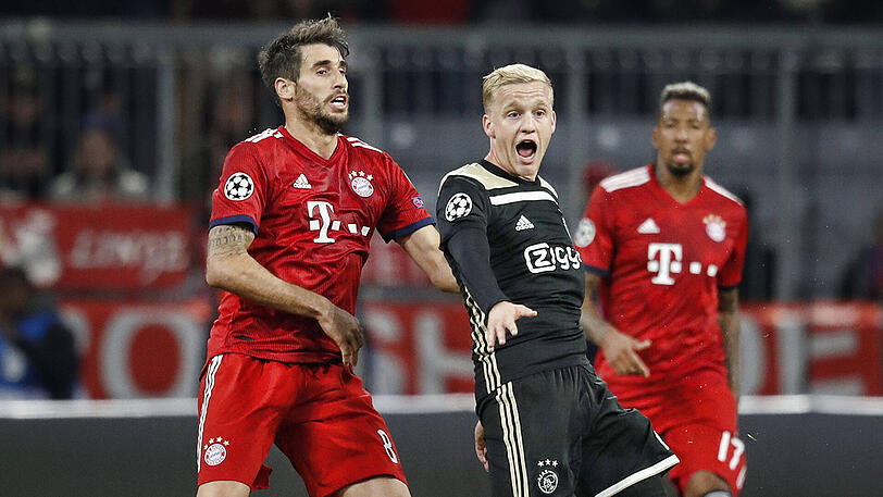 JAVI MARTINEZ, NOTE 4: Saß in Berlin draußen, gegen Ajax wieder die Abteilung Arbeit im Zentrum vor der Abwehr. Zu unentschlossen und mit falschem Stellungsspiel beim 1:1. Ein Innenristschuss strich knapp am Pfosten vorbei (32.).