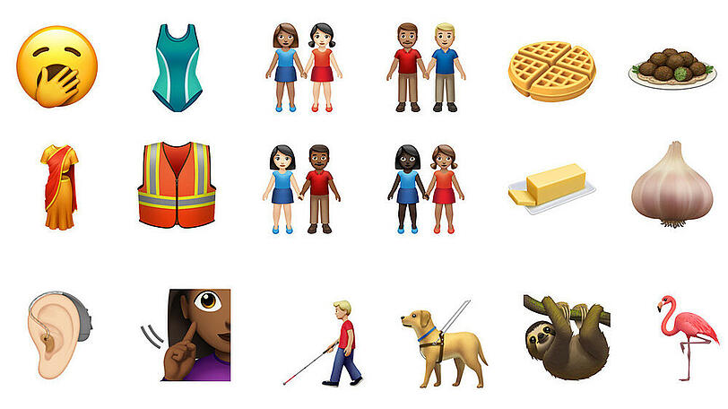 Das sind einige der neuen Emojis für Apple-Nutzer