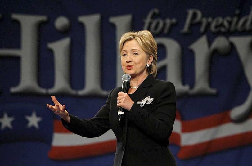 Hillary Clinton während einer Wahlkampfveranstaltung in New York im Juli 2007 - wagt sie jetzt einen zweiten Anlauf ins Weiße Haus?