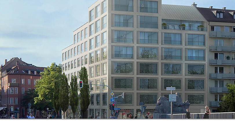 So planen die Architekten die Glockenbachsuiten.