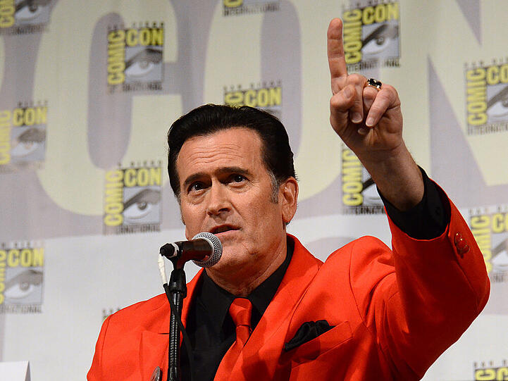 Ash-Darsteller Bruce Campbell am Freitag auf der Comic-Con in San Diego