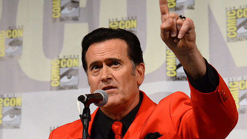 Ash-Darsteller Bruce Campbell am Freitag auf der Comic-Con in San Diego Ash-Darsteller Bruce Campbell am Freitag auf der Comic-Con in San Diego