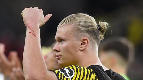 Steht bei Manchester offenbar ganz hoch im Kurs: BVB-Torjäger Erling Haaland.