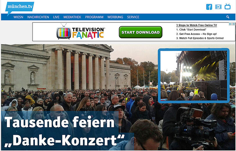 Die Kollegen von muenchen.tv.