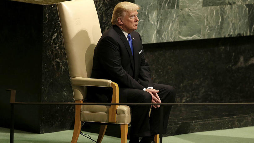 "Nambia": US-Präsident Donald Trump während der Vollversammlung der Vereinten Nationen im September in New York.