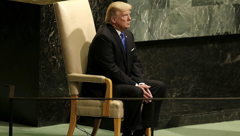 "Nambia": US-Präsident Donald Trump während der Vollversammlung der Vereinten Nationen im September in New York. "Nambia": US-Präsident Donald Trump während der Vollversammlung der Vereinten Nationen im September in New York.