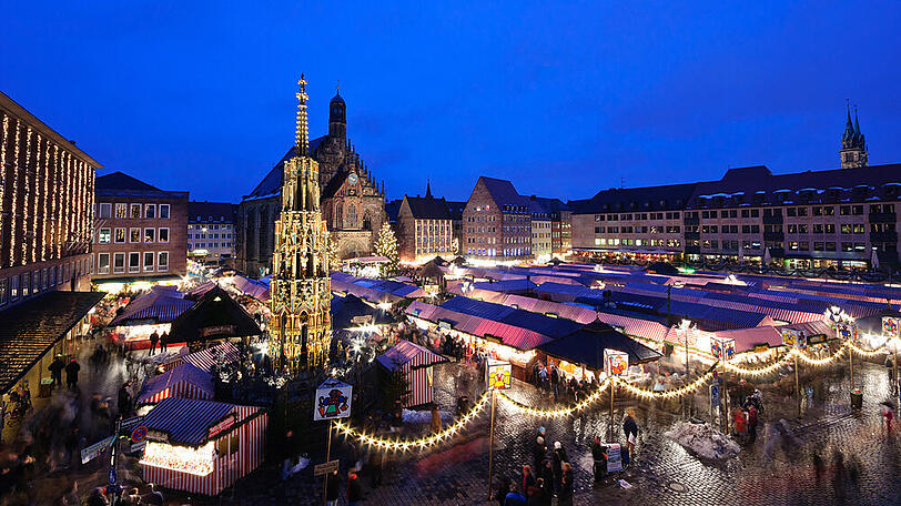 Der Nürnberger Christkindlesmarkt lockt jedes Jahr über zwei Millionen Besucher an