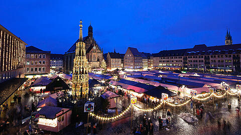 Der Nürnberger Christkindlesmarkt lockt jedes Jahr über zwei Millionen Besucher an