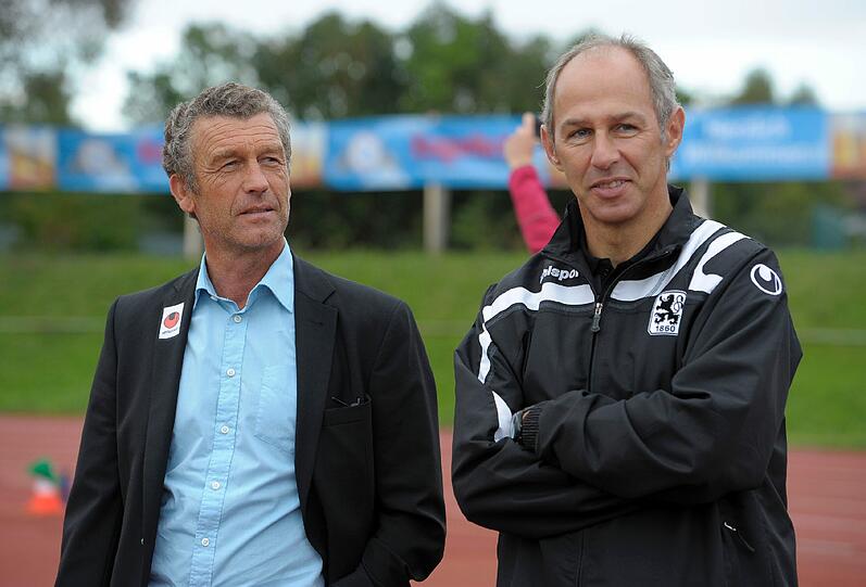 Trainer Reiner Maurer und Sportdirektor Florian Hinterberger.
