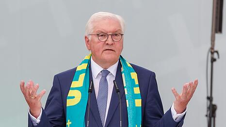 Bundespräsident Frank-Walter Steinmeier hält beim Deutschen Evangelischen Kirchentag eine Rede.