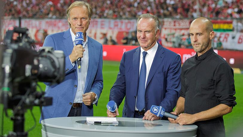 Einst gemeinsam für den FC Bayern: Vorstandsboss Karl-Heinz Rummenigge (Mi.) und Ex-Amateure-Trainer Mehmet Scholl.