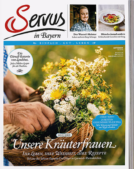 Frisch erschienen: Die neue Ausgabe von Servus in Bayern mit dem 25-seitigen Extra "Natürlich gesund".