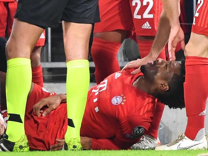 Coman verletzte sich gegen Tottenham Hotspur am linken Knie.
