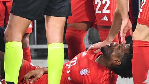 Coman verletzte sich gegen Tottenham Hotspur am linken Knie.