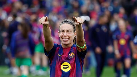 Bejubelt den Finaleinzug: Barcelonas Kapit&auml;nin Alexia Putellas.