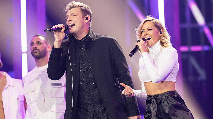 US-Popstar Nick Carter (Backstreet Boys) gab sich ebenfalls die Ehre.