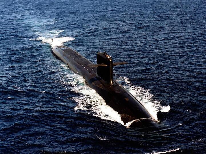 Das Archivfoto zeigt ein französisches Atom-U-Boot.