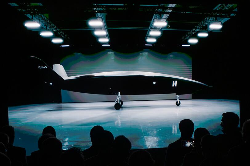 Helsing zeigt Designstudie für unbemanntes Kampfflugzeug