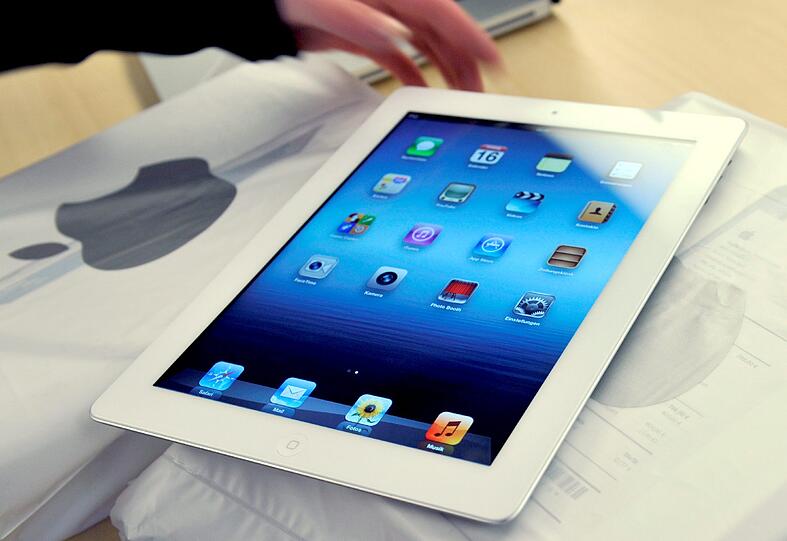 Ein Apple iPad3 liegt am 16.03.2012 in einem Apple-Shop in der Innenstadt von München. wird bald sein kleinerer Bruder vorgestellt?